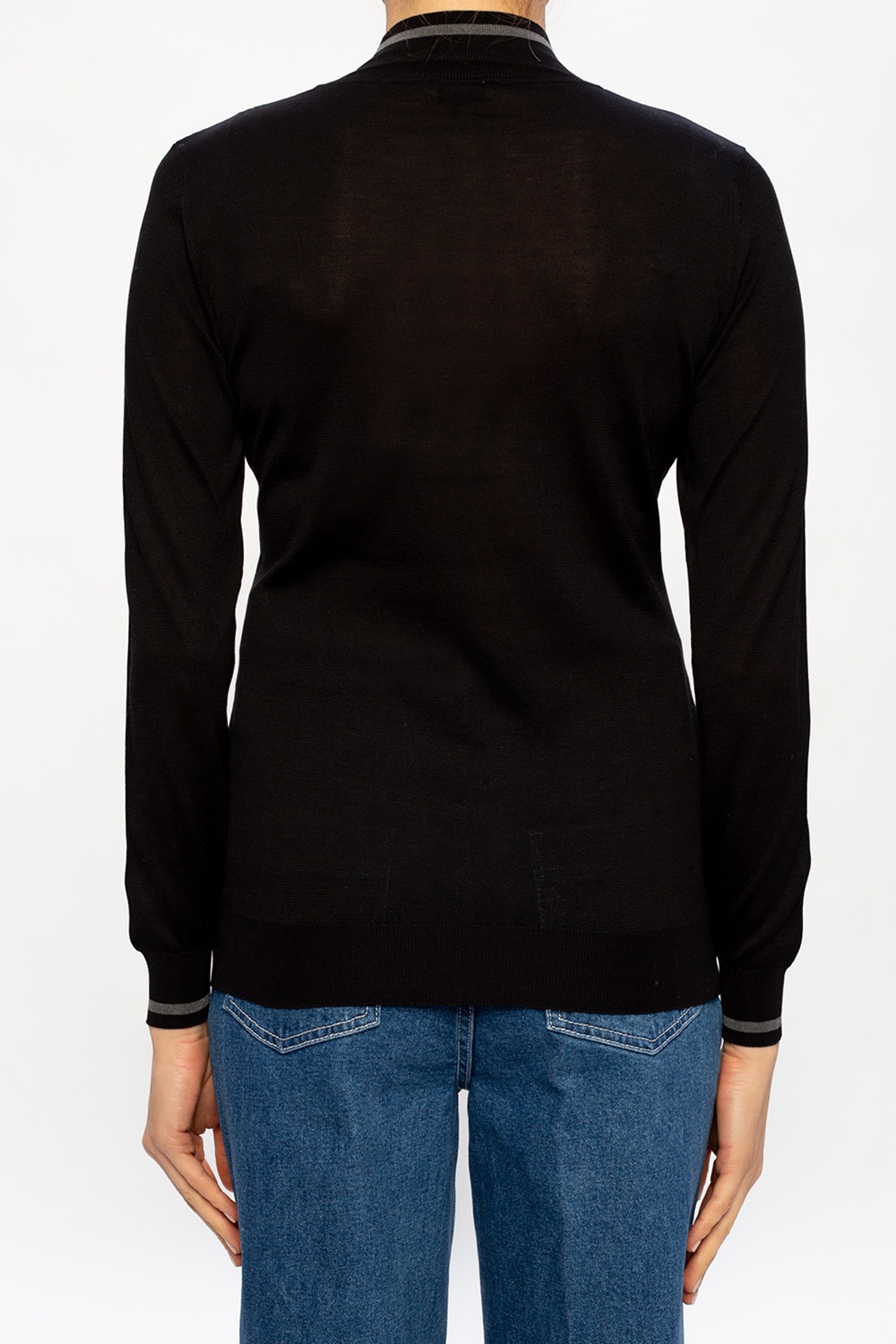 Fendi Silk sweater with logo